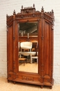 Gothic style Bedroom in Walnut, France 19th century