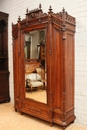 Gothic style Bedroom in Walnut, France 19th century