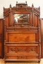 Gothic style Bedroom in Walnut, France 19th century