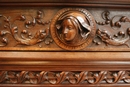 Gothic style Bedroom in Walnut, France 19th century