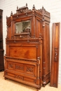 Gothic style Bedroom in Walnut, France 19th century