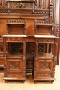 Gothic style Bedroom in Walnut, France 19th century