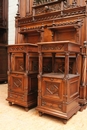 Gothic style Bedroom in Walnut, France 19th century