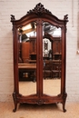 Louis XV style Bedroom in mahogany, France 19th century