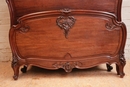 Louis XV style Bedroom in mahogany, France 19th century