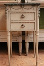 style Bedroom in paint wood, France 19th century