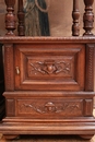 Renaissance style Bedroom in Walnut, France 19th century