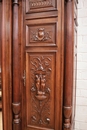 Renaissance style Bedroom in Walnut, France 19th century