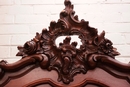 Louis XV style Bedroom in mahogany, France 19th century