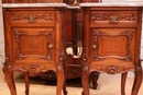 Louis XV style Bedroom in mahogany, France 19th century