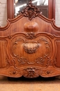 Louis XV style Bedroom in mahogany, France 19th century