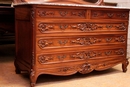 Louis XV style Bedroom in mahogany, France 19th century