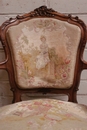 Louis XV style Sofa set in Walnut, France 19th century
