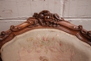 Louis XV style Sofa set in Walnut, France 19th century
