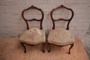 Louis XV style Sofa set in Walnut, France 19th century