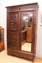 Breton style Bedroom in Oak, France 19th century