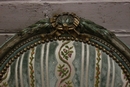 Louis XVI style Sofa set in paint wood, France 19th century