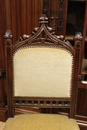 Gothic style Office set in Walnut, France 19th century