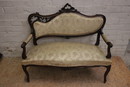 Louis XV style Sofa set in Walnut, France 1900