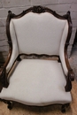 Louis XV style Sofa set in Walnut, France 19th century