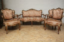 Louis XV style Seats in Walnut, France 19th century