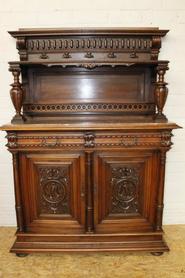 Walnut Henri II server 19 th century 