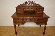 oak breton desk circa 1900