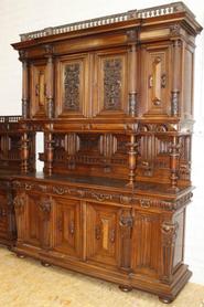 10 pc walnut dinning set 19th century