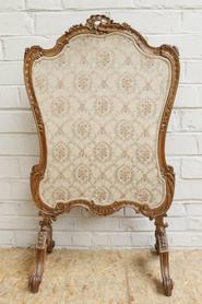 Walnut Louis XV fire screen