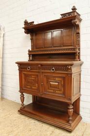 Walnut Henri II server 19th century