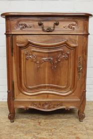 Little walnut Louis XV cabinet circa 1900