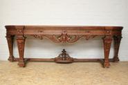 Oak bombay castle console