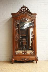 High quality single door Louis XV armoire 19th century