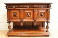 Walnut Henri II server 19th century 