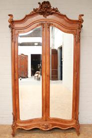 WALNUT 3 PC. BOMBAY LOUIS XV BEDROOM 19TH CENTURY