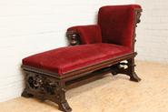 walnut Chaisse Longe 19th century