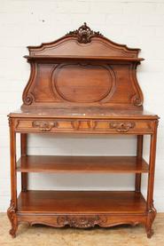 Walnut Louis XV server 19th century