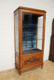 Oak Louis XVI display cabinet circa 1900