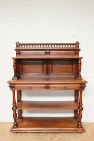 Walnut Henri II server 19th century