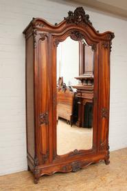 3 pc. Walnut Louis XV bedroom 19th century