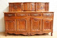 Walnut French provincial cabinet