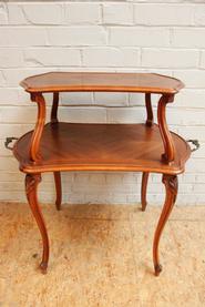 Walnut Louis XV server table 19th century