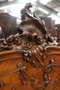 Louis XV style Bedroom in Walnut, France 19th century