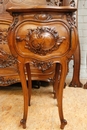 Louis XV style Bedroom in Walnut, France 19th century
