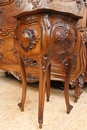 Louis XV style Bedroom in Walnut, France 19th century