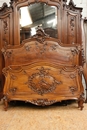 Louis XV style Bedroom in Walnut, France 19th century