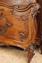 Louis XV style Bedroom in Walnut, France 19th century