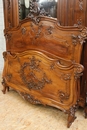 Louis XV style Bedroom in Walnut, France 19th century