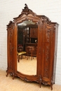 Louis XV style Bedroom in Walnut, France 19th century