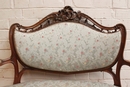 Louis XV sofa set in Walnut, France 19th century
